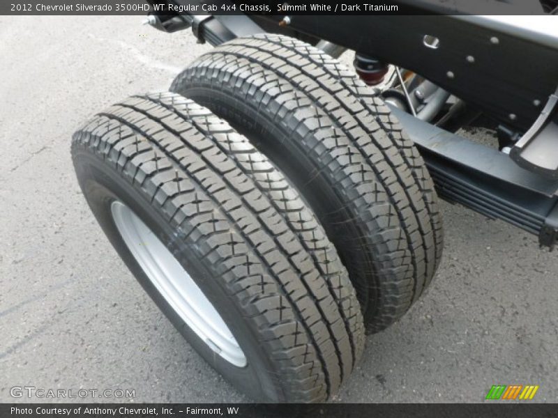 Summit White / Dark Titanium 2012 Chevrolet Silverado 3500HD WT Regular Cab 4x4 Chassis