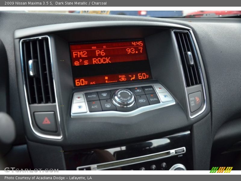 Dark Slate Metallic / Charcoal 2009 Nissan Maxima 3.5 S