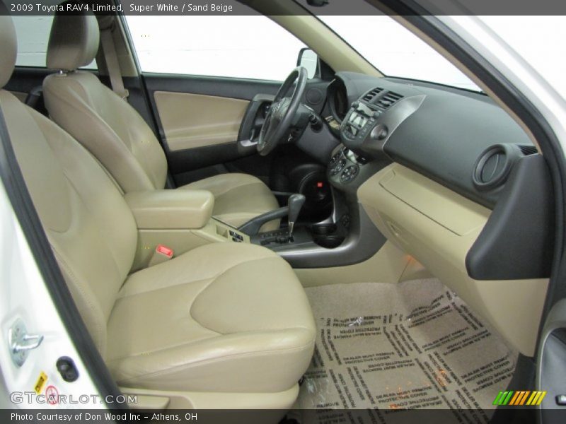 Super White / Sand Beige 2009 Toyota RAV4 Limited