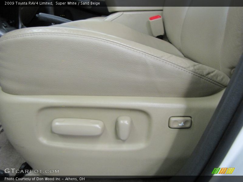 Super White / Sand Beige 2009 Toyota RAV4 Limited