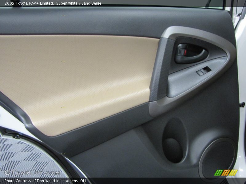 Super White / Sand Beige 2009 Toyota RAV4 Limited