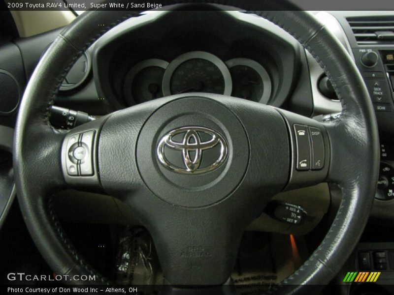 Super White / Sand Beige 2009 Toyota RAV4 Limited