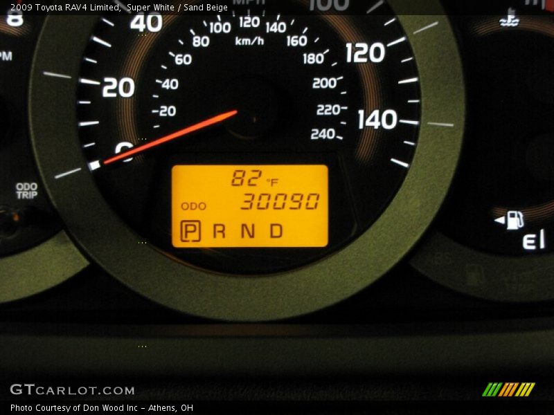 Super White / Sand Beige 2009 Toyota RAV4 Limited