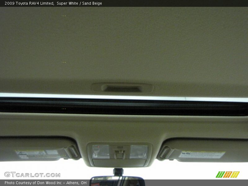 Super White / Sand Beige 2009 Toyota RAV4 Limited