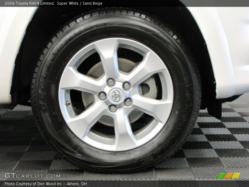 Super White / Sand Beige 2009 Toyota RAV4 Limited