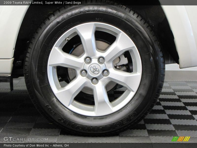 Super White / Sand Beige 2009 Toyota RAV4 Limited