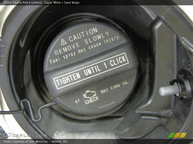 Super White / Sand Beige 2009 Toyota RAV4 Limited