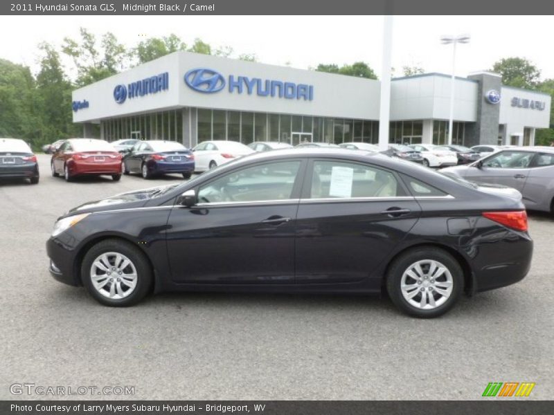 Midnight Black / Camel 2011 Hyundai Sonata GLS