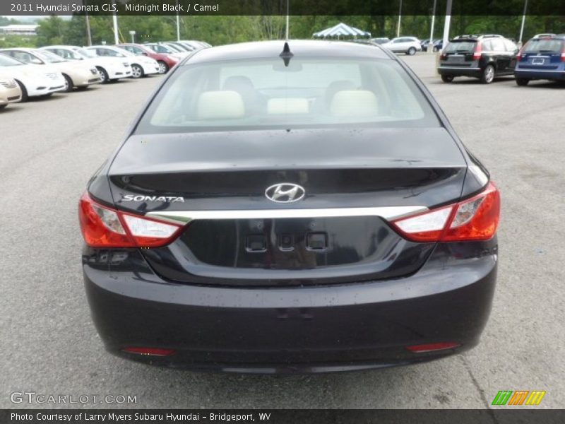 Midnight Black / Camel 2011 Hyundai Sonata GLS