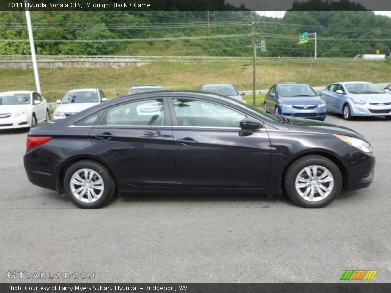 Midnight Black / Camel 2011 Hyundai Sonata GLS