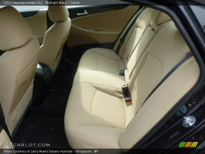 Midnight Black / Camel 2011 Hyundai Sonata GLS