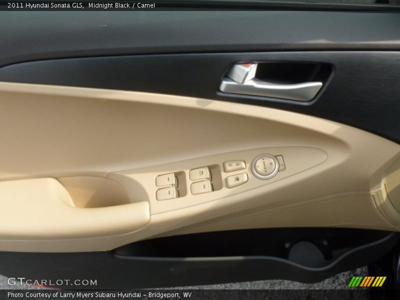 Midnight Black / Camel 2011 Hyundai Sonata GLS