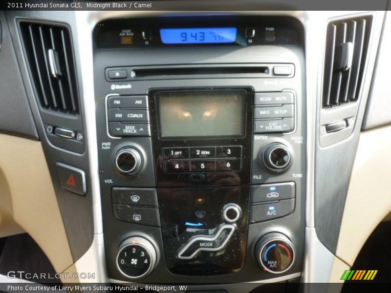 Midnight Black / Camel 2011 Hyundai Sonata GLS