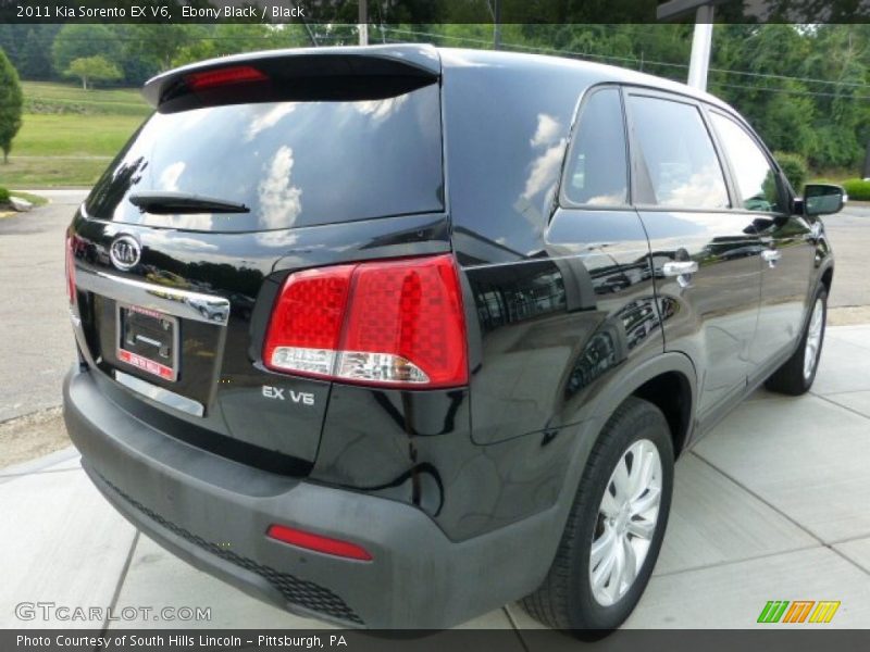 Ebony Black / Black 2011 Kia Sorento EX V6