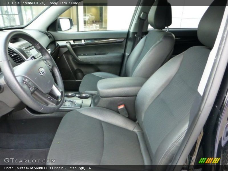 Ebony Black / Black 2011 Kia Sorento EX V6
