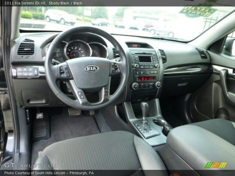 Ebony Black / Black 2011 Kia Sorento EX V6