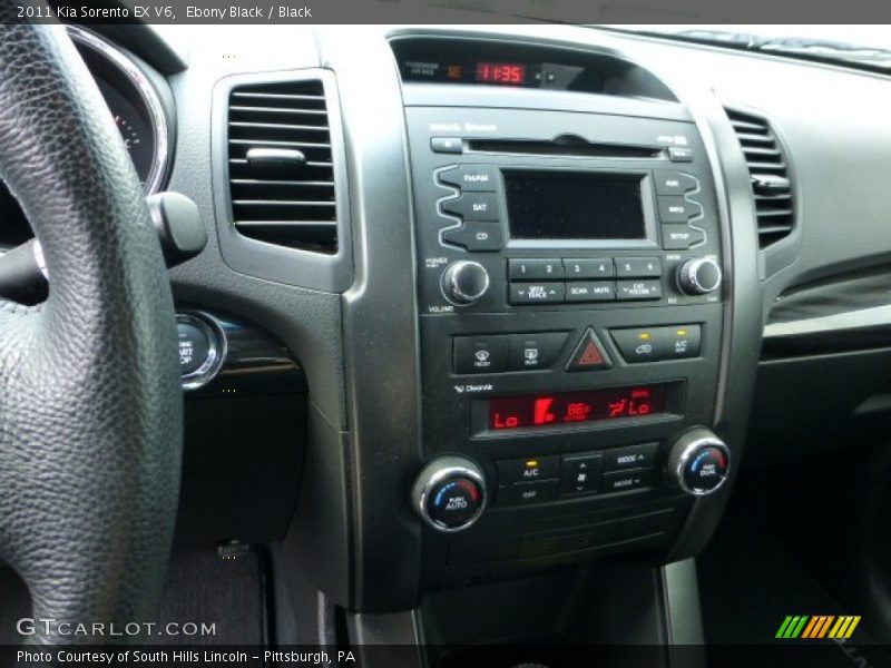 Ebony Black / Black 2011 Kia Sorento EX V6