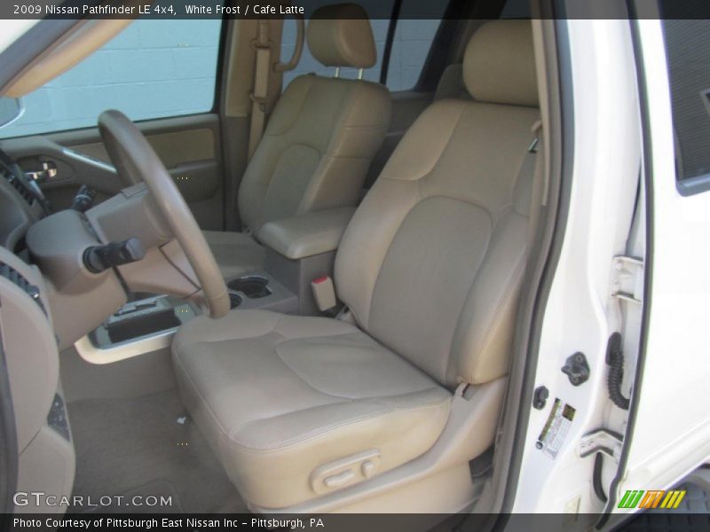 White Frost / Cafe Latte 2009 Nissan Pathfinder LE 4x4