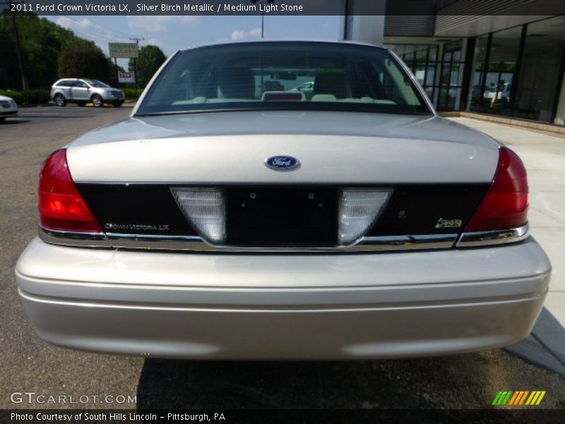 Silver Birch Metallic / Medium Light Stone 2011 Ford Crown Victoria LX