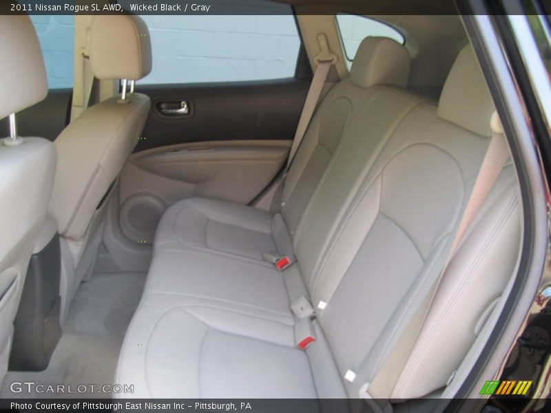 Wicked Black / Gray 2011 Nissan Rogue SL AWD