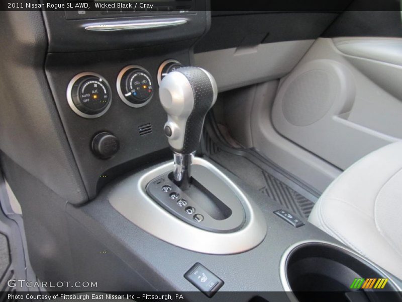 Wicked Black / Gray 2011 Nissan Rogue SL AWD