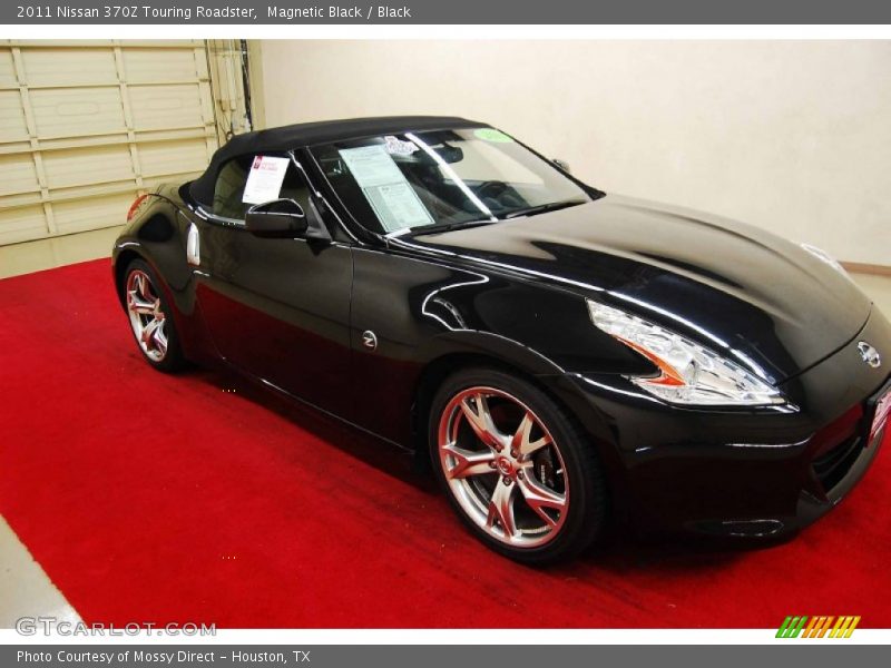 Magnetic Black / Black 2011 Nissan 370Z Touring Roadster