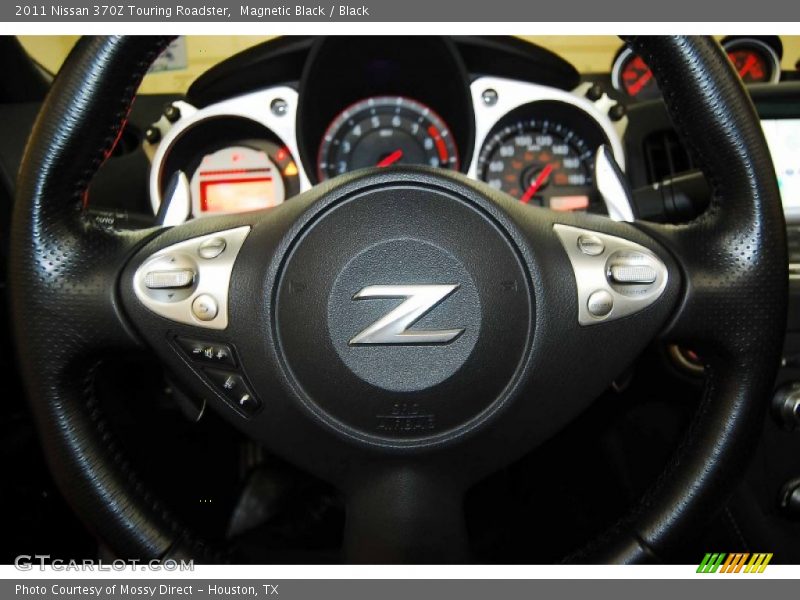 Magnetic Black / Black 2011 Nissan 370Z Touring Roadster