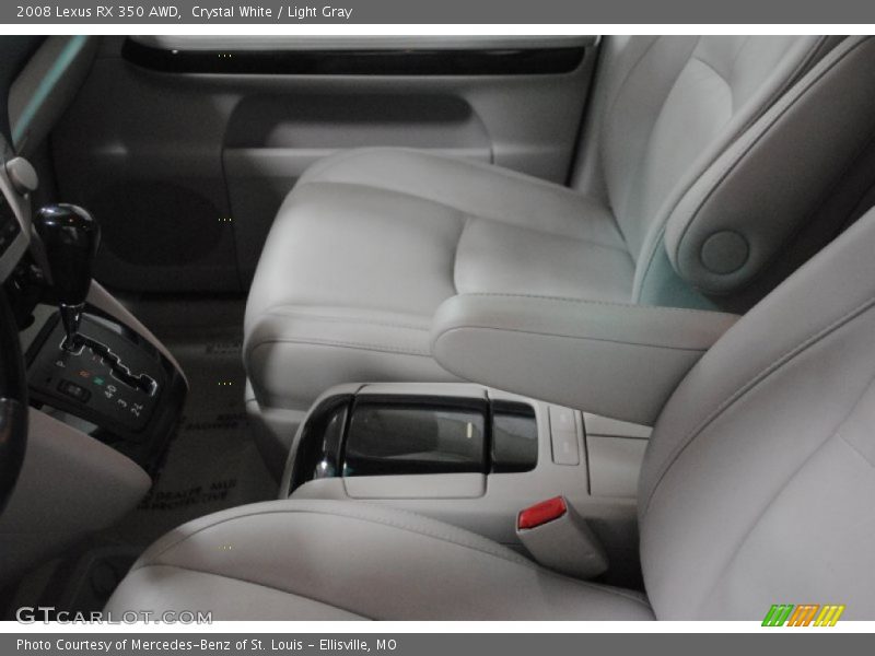 Crystal White / Light Gray 2008 Lexus RX 350 AWD