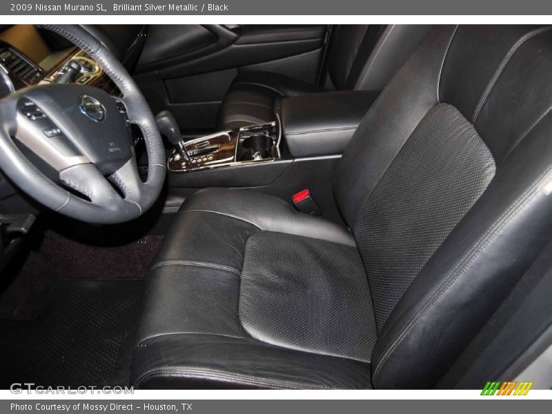 Brilliant Silver Metallic / Black 2009 Nissan Murano SL