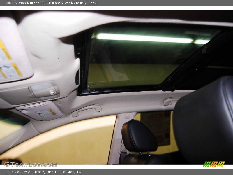 Brilliant Silver Metallic / Black 2009 Nissan Murano SL