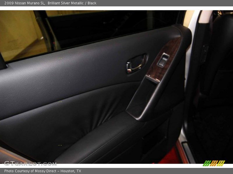Brilliant Silver Metallic / Black 2009 Nissan Murano SL