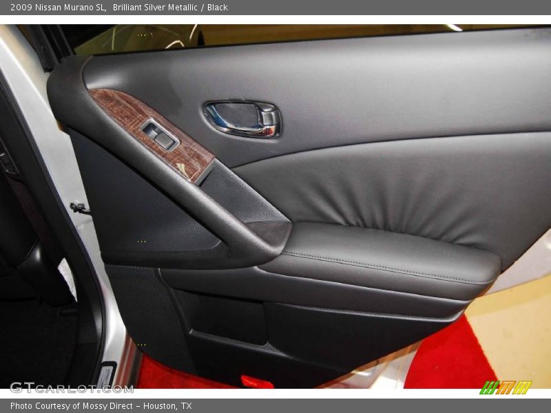 Brilliant Silver Metallic / Black 2009 Nissan Murano SL
