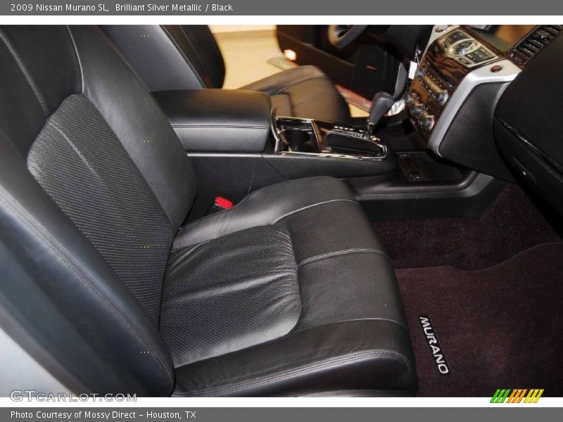 Brilliant Silver Metallic / Black 2009 Nissan Murano SL