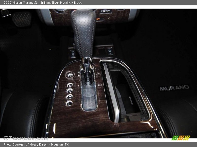 Brilliant Silver Metallic / Black 2009 Nissan Murano SL