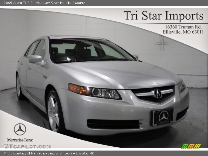 Alabaster Silver Metallic / Quartz 2006 Acura TL 3.2