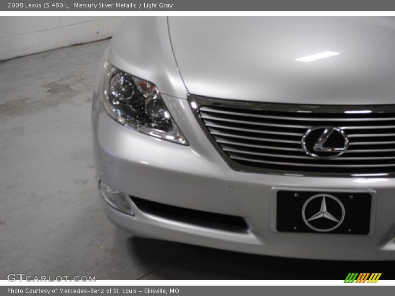 Mercury Silver Metallic / Light Gray 2008 Lexus LS 460 L