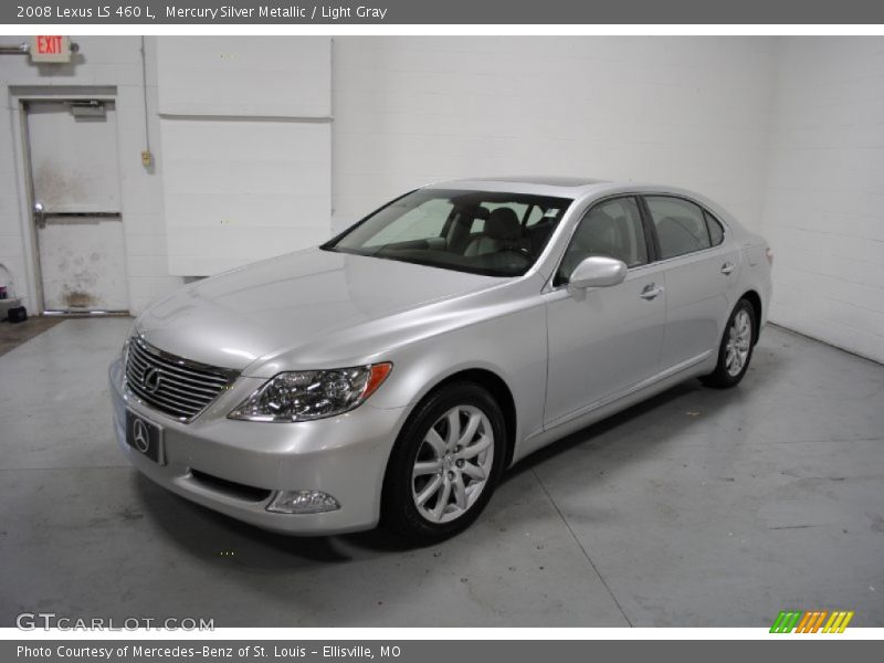 Mercury Silver Metallic / Light Gray 2008 Lexus LS 460 L