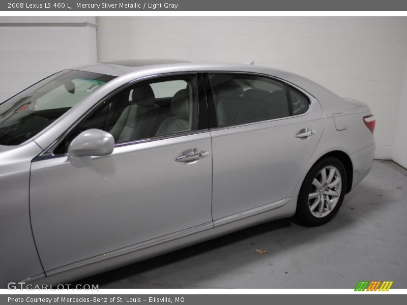 Mercury Silver Metallic / Light Gray 2008 Lexus LS 460 L