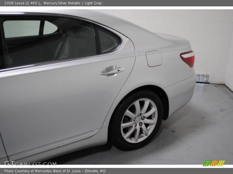 Mercury Silver Metallic / Light Gray 2008 Lexus LS 460 L