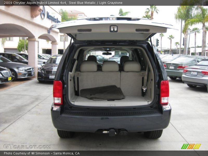 Steel Blue Metallic / Light Graystone 2009 Chrysler Aspen Hybrid Limited 4x4