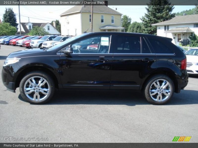 Kodiak Brown Metallic / Charcoal Black 2013 Ford Edge Limited AWD