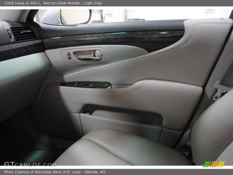 Mercury Silver Metallic / Light Gray 2008 Lexus LS 460 L