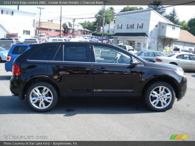 Kodiak Brown Metallic / Charcoal Black 2013 Ford Edge Limited AWD