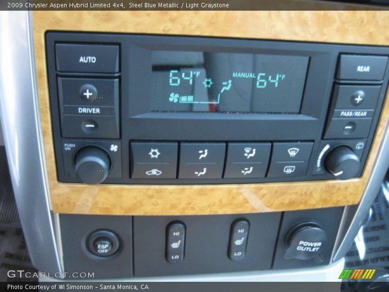 Controls of 2009 Aspen Hybrid Limited 4x4