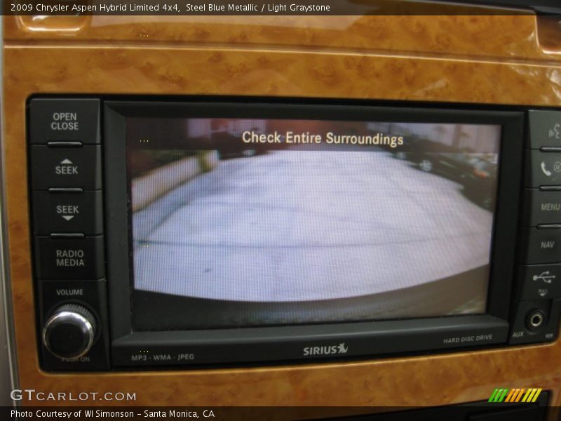 Steel Blue Metallic / Light Graystone 2009 Chrysler Aspen Hybrid Limited 4x4