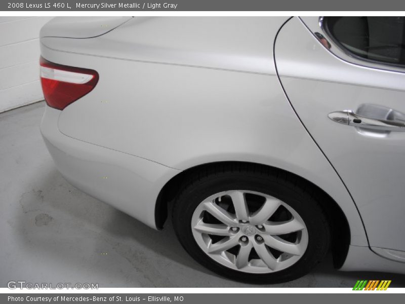 Mercury Silver Metallic / Light Gray 2008 Lexus LS 460 L
