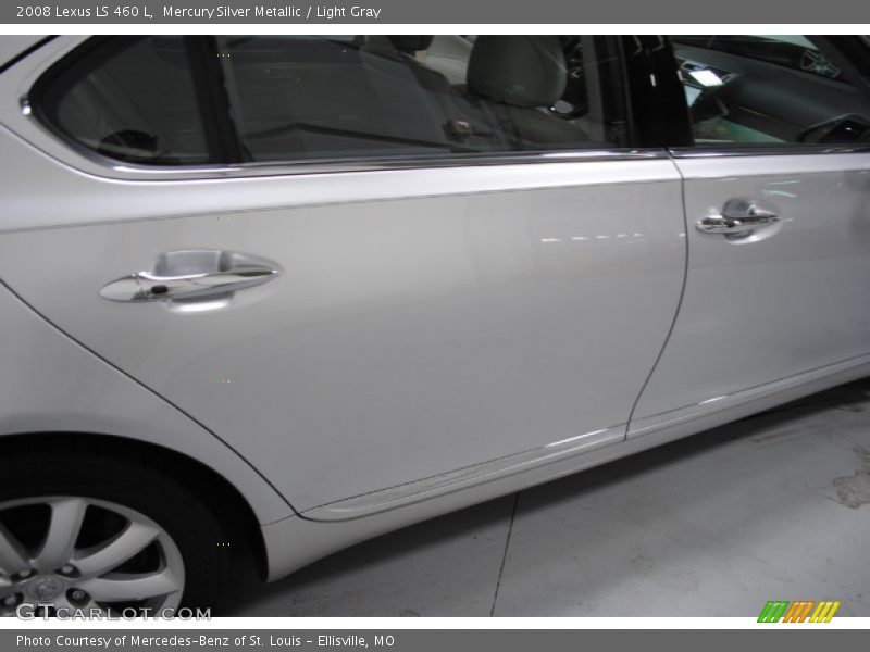 Mercury Silver Metallic / Light Gray 2008 Lexus LS 460 L