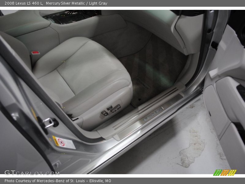 Mercury Silver Metallic / Light Gray 2008 Lexus LS 460 L