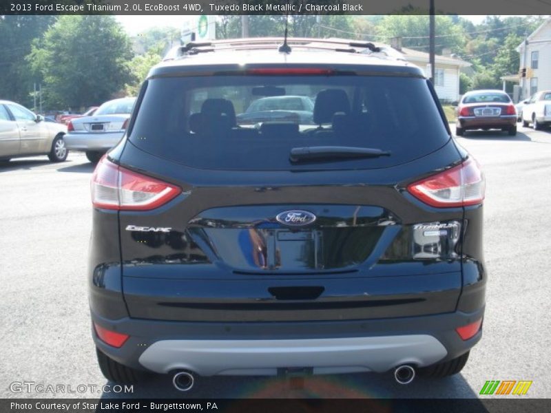 Tuxedo Black Metallic / Charcoal Black 2013 Ford Escape Titanium 2.0L EcoBoost 4WD