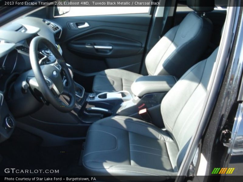 Tuxedo Black Metallic / Charcoal Black 2013 Ford Escape Titanium 2.0L EcoBoost 4WD